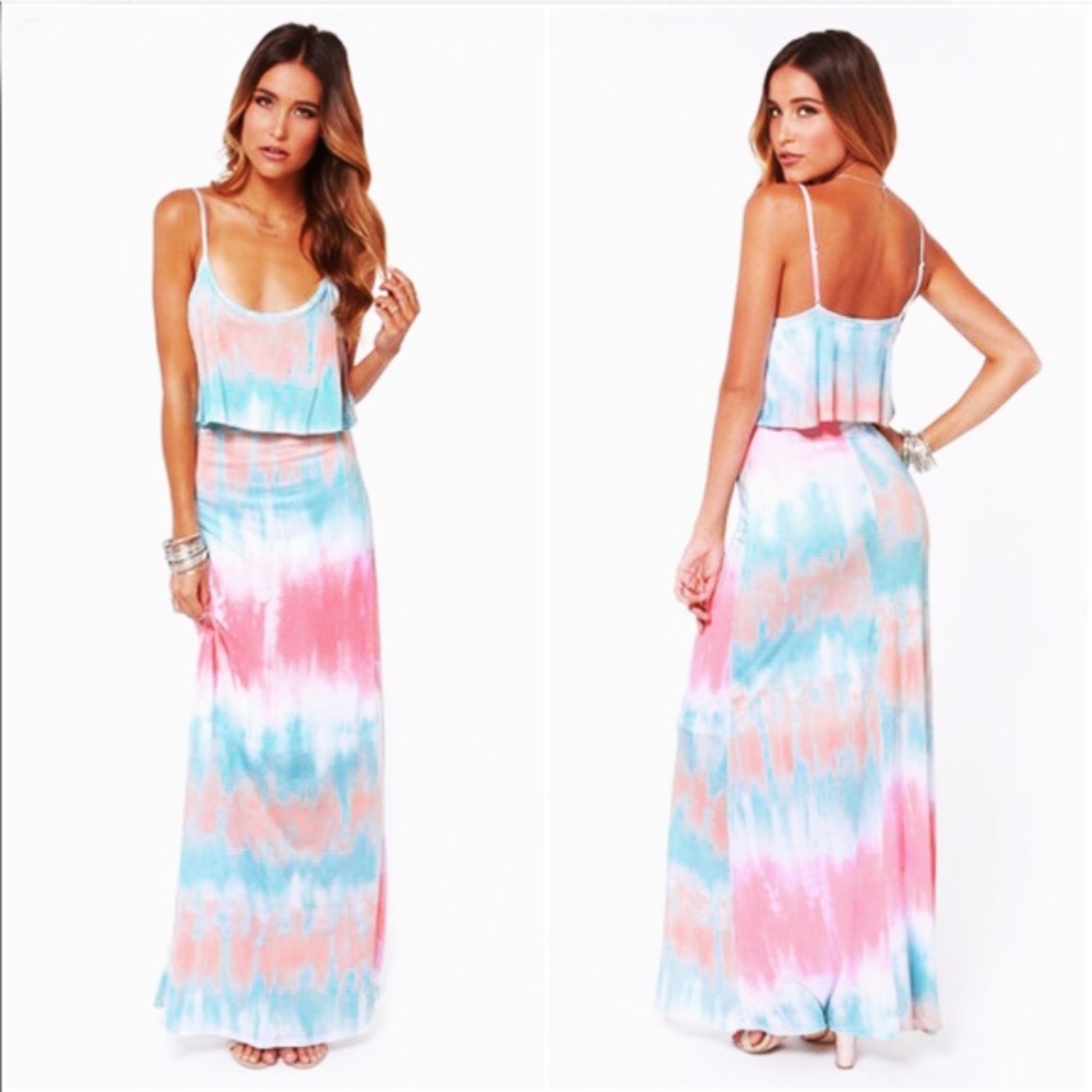 3 FOR $13 SALE! Tie Dye Maxi Dress Size L